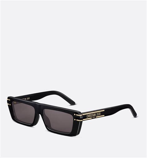 dior signature s2u black|DiorSignature S2U Black Rectangular Sunglasses .